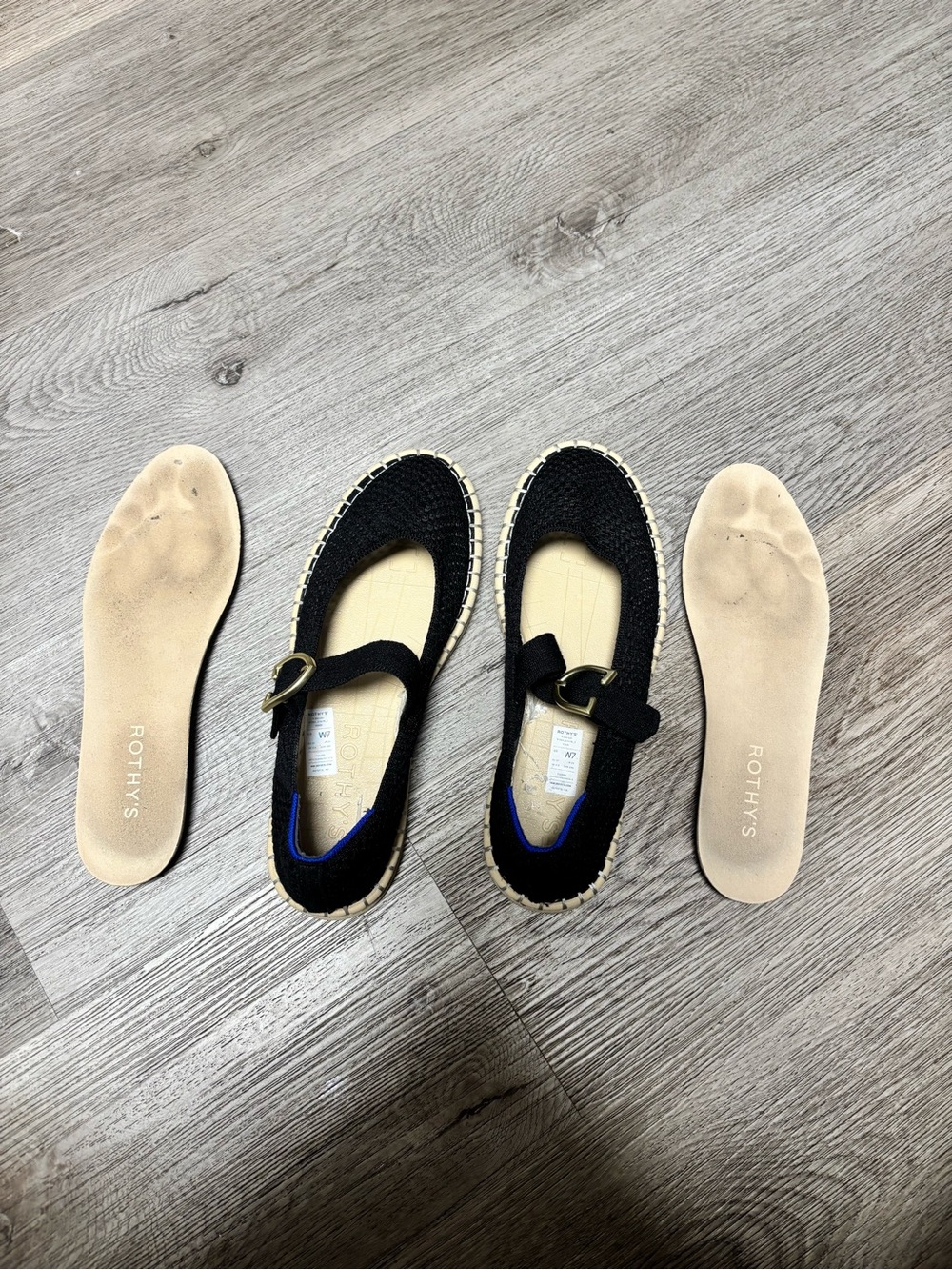 Rothy’s The Espadrille Mary Jane - Black, Women’s Size 7 - Picture 8 of 9